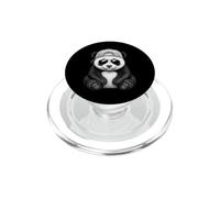 Panda with Sunglasses Graphic Motif Animal Funny Panda Bear PopSockets PopGrip para MagSafe