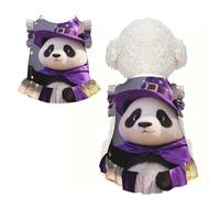 Panda Wizard Magic S - Ropa para mascotas para perros pequeños, bonito traje de verano para cachorros, ropa suave y transpirable para mascotas para gatos