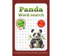 Panda Word Search for Adults and Teens: 55 Panda-Themed Word Search Puzzles to Explore the World of Pandas for Animal and Wildlife Lovers