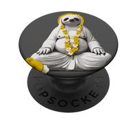Panda Yoga joda Buda om namste meditación Espiritual LOL PopSockets PopGrip Adhesivo