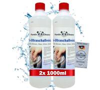 PandaCleaner Limpiador ultrasónico baños de ultrasonidos: Concentrado para Gafas, Joyas, Productos dentales, Oro, Monedas, Vidrio, Relojes y Mucho más. | 2000ml