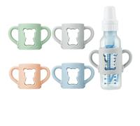 PandaEar Juego de 4 Asas de Silicona para Biberones de Bebé Compatibles con Dr Brown 250 ml, Agarraderas para Biberones de Alimentación Infantil