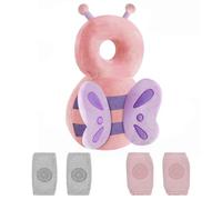 PandaEar Mochila Protección Cabeza Bebé con 2 Rodilleras para Gatear