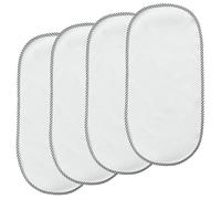PandaEar Paquete de 4 Forros Impermeables para Cambiador, Almohadillas para Cambiar Pañales de Bebé, Funda Suave para Cambiador, 60 x 30 cm