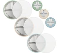 PandaEar Platos con Ventosa de Acero Inoxidable para Bebé Pack de 3