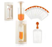 PandaEar Squeeze Station for Baby Puree Food Storage, Baby Food Pouch Filling Maker with 10 Pcs Pouches, Pouch Filling Station for Infant and Toddlers