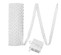 PandaHall 15 Yard Gimp Braid Trim Tejido Trim Poliéster Trenzado Encaje Trim Beige Tapicería Trim para Boda Disfraz Artesanía DIY Costura para Cortinas Decoración Hogar