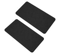 PandaHall 2pcs Forma de la Base de la Bolsa de Fieltro, 13x25cm Insertar la Parte Inferior de la Bolsa Negro Panel de Forro de la Bolsa Rectangular Shaper Fondo de la Bolsa para Bolso de Cuero