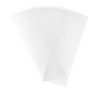 PandaHall 500pcs 8x25cm Bolsas transparentes de Plástico de Festin de Alimentos, Bolsas de Regalo Largas Planas de Papel de lija para Pets Objetos Bolsas de Fiesta Fas Casa