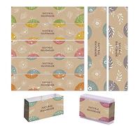 PandaHall 90 unids Cinta Papel Envolvente 9 Estilo Vintage la Banda la Etiqueta del Papel la Flor Papel Etiqueta Papel Cubrir Etiquetas Verticales jabón Hecho a Mano loción Bar Caja 21x5cm