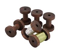 PandaHall Bobinas de Madera para Alambre - 3,2 Pulgadas/5,9 cm - para Hilo de Bordar y Máquinas de Coser - Artes y Manualidades - 6 Unidades