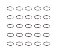 PandaHall Elite anillos de engarce de Acero inoxidable,Anillo,Acero inoxidable Color, 8 x 0,6 mm; 270 PC / 20g