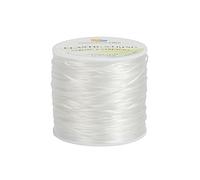 PandaHall Elite Hilo de Fibra Elástica, Transparente, 0.8 mm; Aproximadamente 60 m/Rollo.
