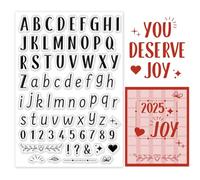 PandaHall Sellos transparentes de letras del alfabeto A-Z, sellos transparentes de silicona, sello de goma para hacer tarjetas de día festivo, diario, álbum de fotos, 6.2x4.3 pulgadas, 11x16 cm