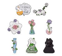 Pandahall Various Theme Alloy Enamel Brooches Lapel Brooch Enamel Pin Set