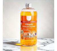 PANDAHOME Ambientador Mikado Reposición 500ML - Recarga de Aroma Natural y Equilibrado CANELA NARANJA Pack de 6