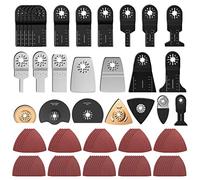 PandaHug - Juego de 100 accesorios oscilantes, juego de cuchillas y herramientas multifunción para Fein Multimaster Dremel Dewalt Makita Einhell