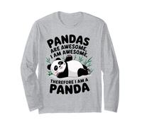 Pandas Are Awesome I Am Awesome Funny Panda Quote Manga Larga