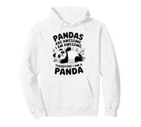 Pandas Are Awesome I Am Awesome Funny Panda Quote Sudadera con Capucha