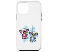 Pandas Bolas De Navidad Divertido Lindo Copo De Nieve Xmas Carcasa para iPhone 12 Mini