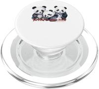 Pandas Felices Aliento Mindfulness Compasión Meditar Bondad PopSockets PopGrip para MagSafe