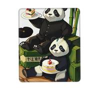 Pandas of Father and Son - Alfombrilla de mouse para computadora con costuras antidesgaste, textura impermeable con base de goma antideslizante, adecuada para portátiles, oficina y hogar, alfombrillas