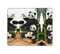 Pandas of Father and Son - Alfombrilla de ratón de 10 x 30,5 cm, para juegos, multicódigo