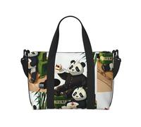 Pandas Of Father And Son Bolsa de viaje de mano para hombres y mujeres. Material duradero y diseño elegante, adecuado para viajes de negocios y ocio.