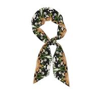 Pandas of Father and Son - Bufanda de moda para mujer, transpirable, accesorio multiusos, perfecta para citas, viajes y sesiones de fotos