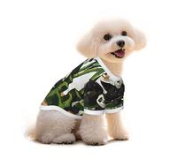 Pandas of Father and Son - Camiseta de algodón puro para mascotas, chaleco cómodo para perros y gatos, para ropa de invierno de verano pequeña y mediana