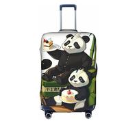 Pandas Of Father and Son - Funda para equipaje lavable, resistente a los arañazos, para equipaje de 18 a 32 pulgadas, Blanco, M
