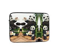 Pandas of Father and Son - Funda unisex a prueba de golpes para laptop, hecha de tela Oxford de alta densidad, práctica apertura con cremallera