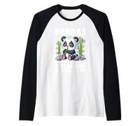 Pandas Prueba de Que Puedes Comer Solo bambú y Seguir Siendo Gordo Camiseta Manga Raglan