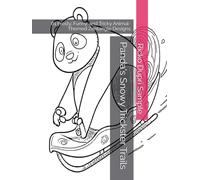 Panda's Snowy Trickster Trails: 61 Frosty, Funny, and Tricky Animal-Themed Zentangle Designs