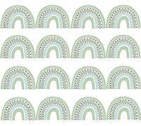 Pandawal Mini arco iris pegatinas de pared para bebés y habitación de los niños, decoración de arco iris para niñas y niños, decoración de pared (Mintmarino, 32)