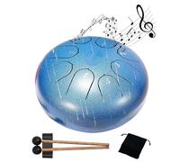 PandaXun Tambor de acero, tambor de lluvia de 8 notas para jardín exterior, tambor de chakra para exteriores cuando llueve, instrumentos de curación de sonido para educación musical, entretenimiento,