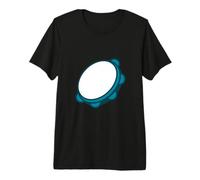 Pandeiro Instrumento Músico Músico Brasil Samba Camiseta Premium