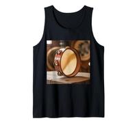 Pandeiro Instrumento Músico Músico Brasil Samba Camiseta sin Mangas