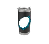 Pandeiro Instrumento Músico Músico Brasil Samba Vaso térmico de acero inoxidable de doble pared