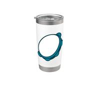 Pandeiro Instrumento Músico Músico Brasil Samba Vaso térmico de acero inoxidable de doble pared