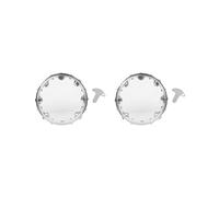 Pandeiro - Juego de 2 tambores brillantes de 25,4 cm para aula, baile, fiesta, transparente