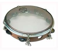 Pandereta Ø20 cm, parche poliéster, sencilla