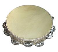 Pandereta Ø25 cm, gallega, doble,sonaja hojalata