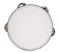 Pandereta de Mano de Madera |Instrumento Musical de educación temprana de 4 tamaños |Juguete sensorial para jóvenes / Interacción Entre Padres e Hijos |Robusto Jingle Drum con (6 Inches in Diameter)