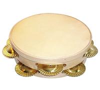 Pandereta gallega, doble, Ø20 cm, sonaja latón