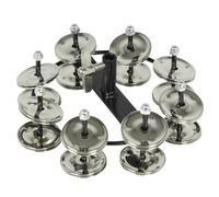 Pandereta Hi Hat Doble Santafe Ref. Sj1850 Santafe Drums, Modelo 6174-099, Color Standard