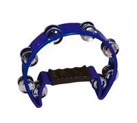 Pandereta media luna, Ø25 cm 16 sonajas AZUL