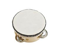 Pandereta para, campanas de tambor de mano, cascabeles de Metal de abedul, regalo de percusión, instrumento educativo Musical para fiesta