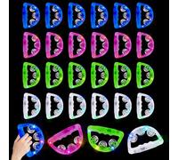 Panderetas musicales con luz LED: pandereta intermitente de mano que brilla en la oscuridad, suministros de fiesta, panderetas LED, instrumento de percusión para bar, Navidad, Halloween (blanco, rojo