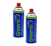 PANDHOME Botellas de Camping Gas 227g/400ml - Energía Portátil para Aventuras al Aire Libre - Pack de 2, 4, 6, 8 o 16 Unidades, Compatibles con Estufas de Gas Portátiles-Modelo Nuevo Pack2